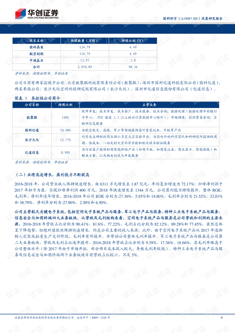 航天电子最新研究报告