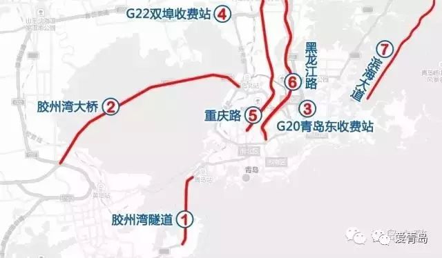 胶州湾高速实时路况报告