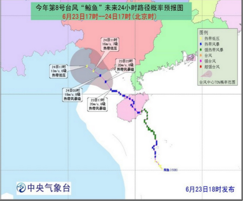 八号台风鲸鱼走向预测与影响分析